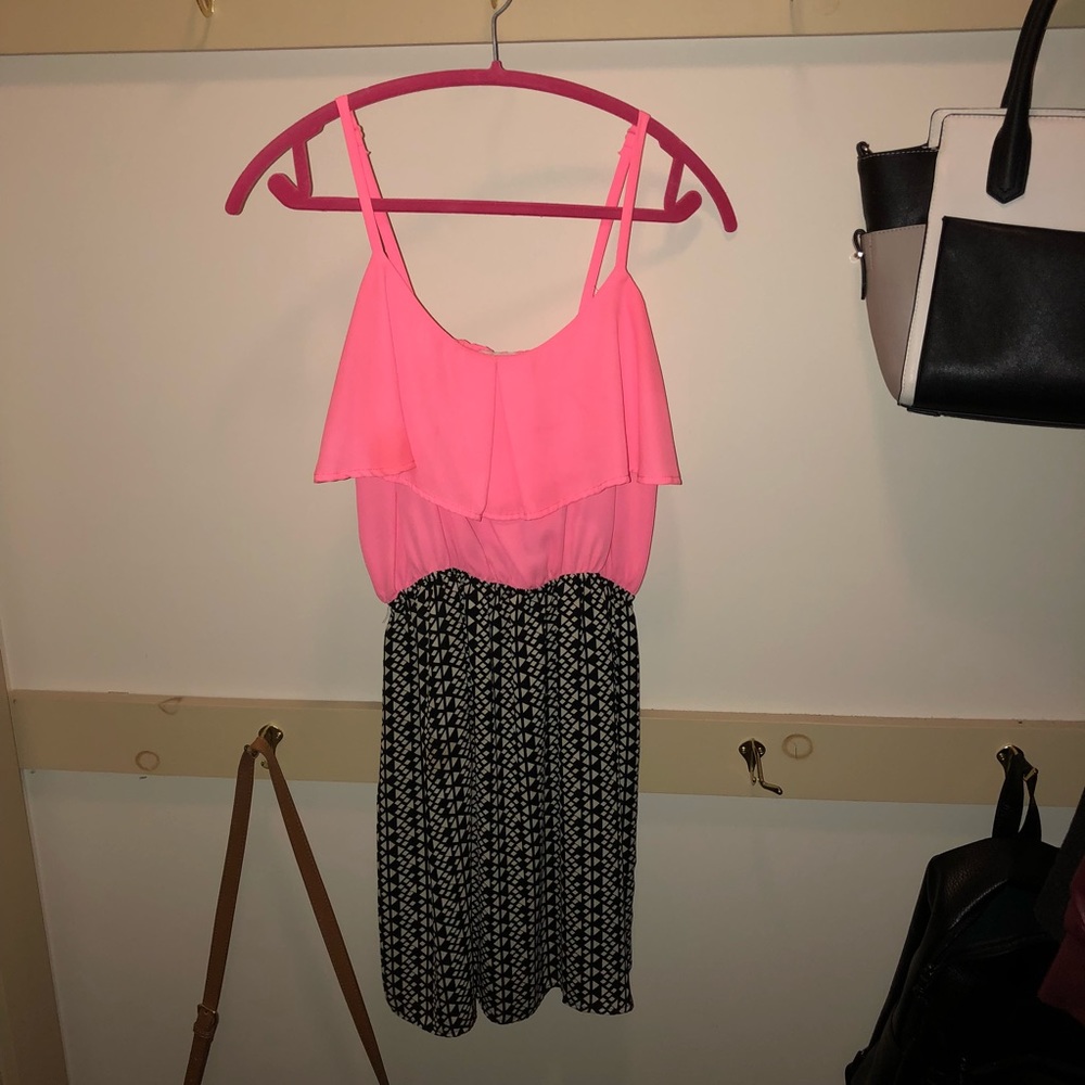 Two Tone Mini Dress